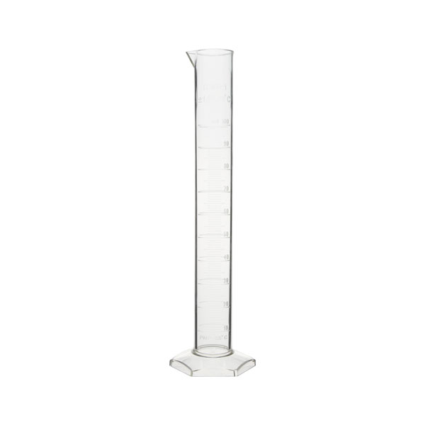 Measuring cylinder hexagonal base, PMP, class B - Image 3