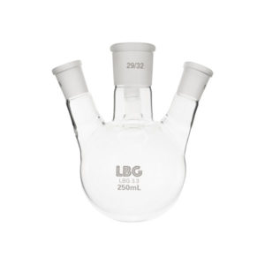 Flask, Round Bottom with Four Necks (Side Angle)