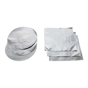 Aluminium foil, pre-cut