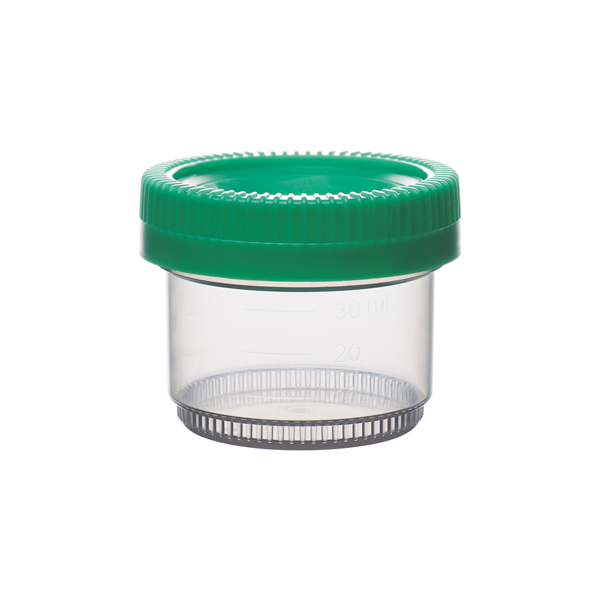 Stackable specimen container, screw cap, PP - Image 2
