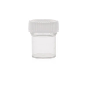 Stackable specimen container, screw cap, PP