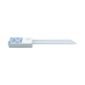 Sterile V-shapped spatula