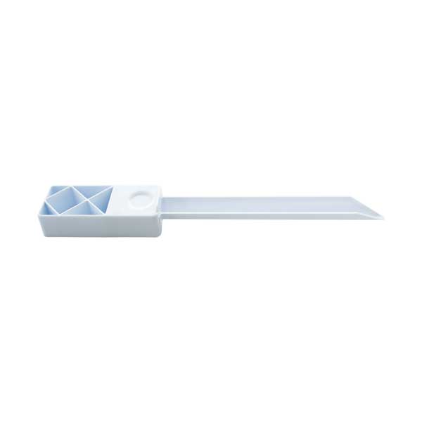 Sterile V-shapped spatula