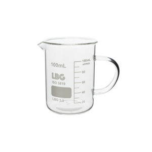 BEAKER, LOW FORM, WITH HANDLE, LBG