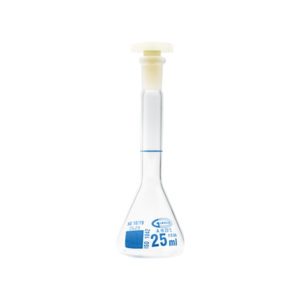 VOLUMETRIC FLASK CLASS A, TRAPEZOIDAL, GLASSCO