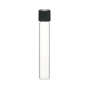 TEST TUBE WITH LINED SCREW CAP, FLAT BOTTOM