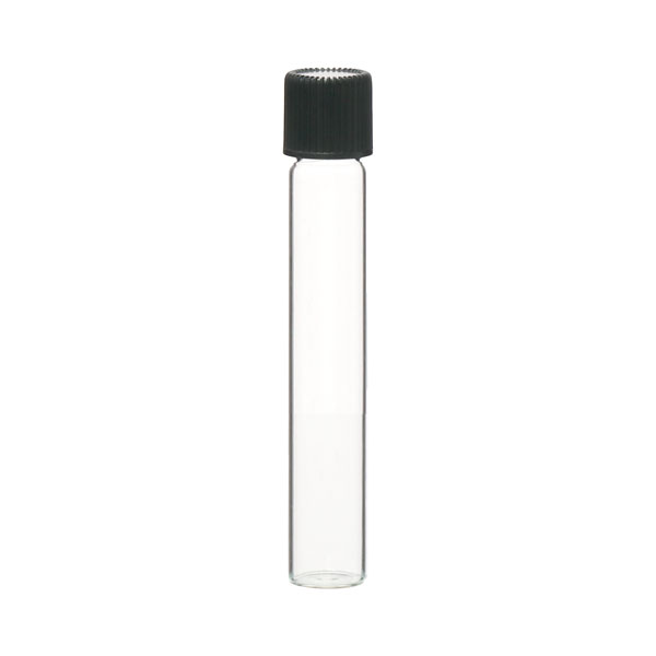 TEST TUBE WITH LINED SCREW CAP, FLAT BOTTOM