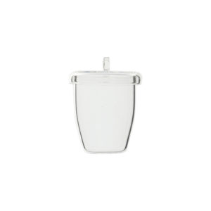 QUARTZ CRUCIBLE, TRANSPARENT
