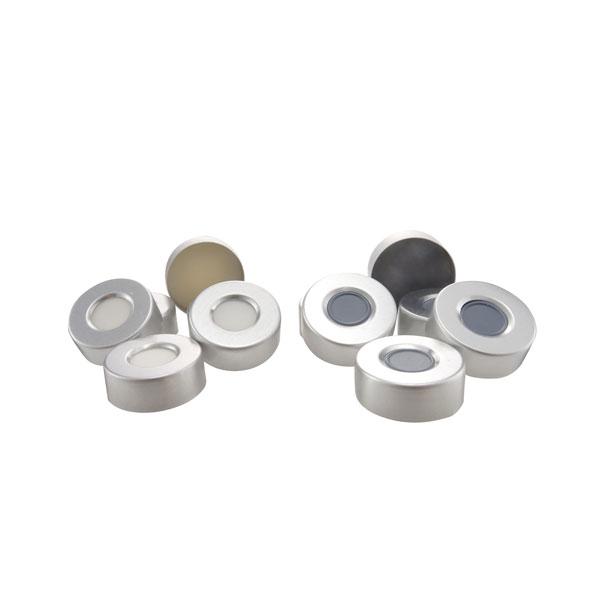 ALUMINIUM CRIMP CAP, Ø20 mm, WITH SEPTUM