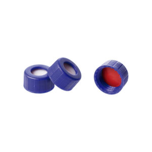 SCREW CAP FOR VIALS WITH ATTACHED SILICONE/PTFE SEPTUM